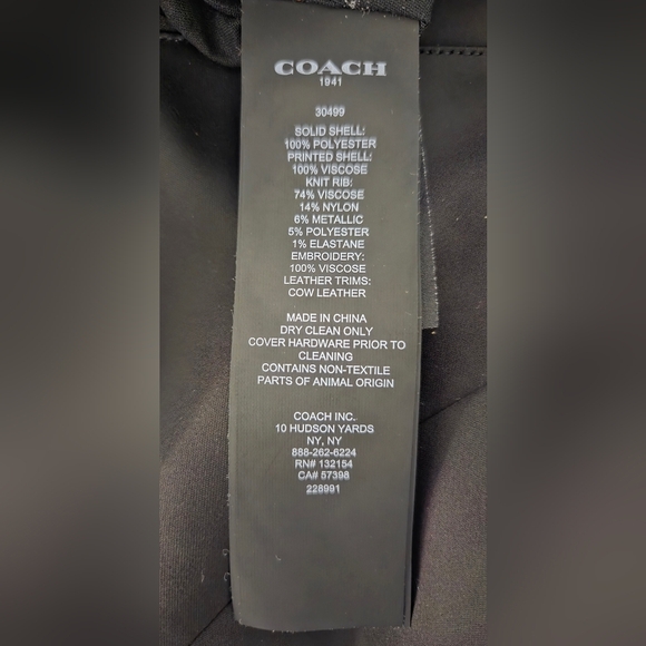 COACH KEITH HARING REVERSIBLE SATIN JACKET. - Picture 6 of 7